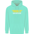 F#ck It My Final Thought Funny Offensive Mens 80% Cotton Hoodie Peppermint
