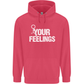 F#ck Your Feelings Funny Offensive Rude Childrens Kids Hoodie Heliconia