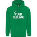F#ck Your Feelings Funny Offensive Rude Childrens Kids Hoodie Irish Green