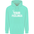 F#ck Your Feelings Funny Offensive Rude Childrens Kids Hoodie Peppermint