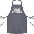 F#ck Your Feelings Funny Offensive Rude Cotton Apron 100% Organic Steel