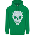 Fairy Skull Childrens Kids Hoodie Irish Green