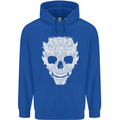 Fairy Skull Childrens Kids Hoodie Royal Blue