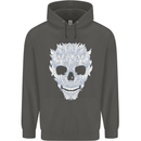 Fairy Skull Childrens Kids Hoodie Storm Grey
