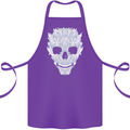 Fairy Skull Cotton Apron 100% Organic Purple