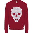 Fairy Skull Kids Sweatshirt Jumper Red