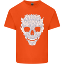 Fairy Skull Kids T-Shirt Childrens Orange