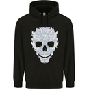Fairy Skull Mens 80% Cotton Hoodie Black