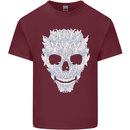 Fairy Skull Mens Cotton T-Shirt Tee Top Maroon