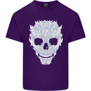Fairy Skull Mens Cotton T-Shirt Tee Top Purple