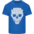 Fairy Skull Mens Cotton T-Shirt Tee Top Royal Blue