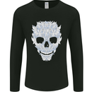 Fairy Skull Mens Long Sleeve T-Shirt Black