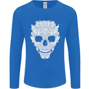Fairy Skull Mens Long Sleeve T-Shirt Royal Blue