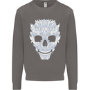 Fairy Skull Mens Sweatshirt Jumper Charcoal