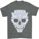Fairy Skull Mens T-Shirt 100% Cotton Charcoal
