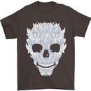 Fairy Skull Mens T-Shirt 100% Cotton Dark Chocolate