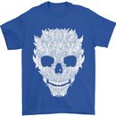 Fairy Skull Mens T-Shirt 100% Cotton Royal Blue