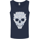 Fairy Skull Mens Vest Tank Top Navy Blue