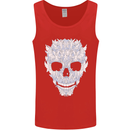 Fairy Skull Mens Vest Tank Top Red