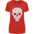Fairy Skull Womens Wider Cut T-Shirt Red