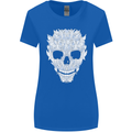Fairy Skull Womens Wider Cut T-Shirt Royal Blue
