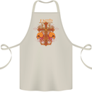 Faith Demonic Skulls Gothic Heavy Metal Cotton Apron 100% Organic Natural