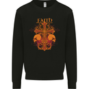 Faith Demonic Skulls Gothic Heavy Metal Kids Sweatshirt Jumper Black