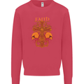 Faith Demonic Skulls Gothic Heavy Metal Kids Sweatshirt Jumper Heliconia