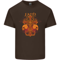 Faith Demonic Skulls Gothic Heavy Metal Kids T-Shirt Childrens Chocolate