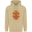 Faith Demonic Skulls Gothic Heavy Metal Mens 80% Cotton Hoodie Sand