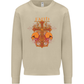Faith Demonic Skulls Gothic Heavy Metal Mens Sweatshirt Jumper Sand