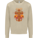 Faith Demonic Skulls Gothic Heavy Metal Mens Sweatshirt Jumper Sand
