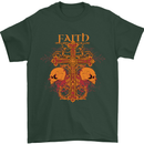 Faith Demonic Skulls Gothic Heavy Metal Mens T-Shirt Cotton Gildan Forest Green