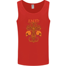 Faith Demonic Skulls Gothic Heavy Metal Mens Vest Tank Top Red