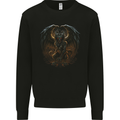 Fantasy Chimera Greek Mythology Gothic Kids Sweatshirt Jumper Black