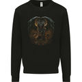 Fantasy Chimera Greek Mythology Gothic Mens Sweatshirt Jumper Black