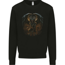 Fantasy Chimera Greek Mythology Gothic Mens Sweatshirt Jumper Black