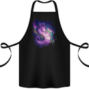 Fantasy Dragon Cotton Apron 100% Organic Black