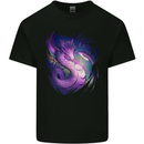 Fantasy Dragon Kids T-Shirt Childrens Black