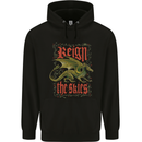 Fantasy Dragons Reign the Skies Mens 80% Cotton Hoodie Black