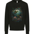 Fantasy Earth Climate Change Environment Mens Sweatshirt Jumper Black
