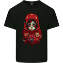 Fantasy Matryoshka Doll Russian Girl Kids T-Shirt Childrens Black