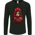 Fantasy Matryoshka Doll Russian Girl Mens Long Sleeve T-Shirt Black