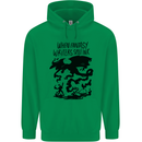 Fantasy Writer Author Novelist Dragons Childrens Kids Hoodie Irish Green