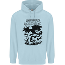 Fantasy Writer Author Novelist Dragons Childrens Kids Hoodie Light Blue