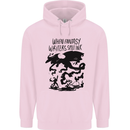 Fantasy Writer Author Novelist Dragons Childrens Kids Hoodie Light Pink