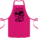 Fantasy Writer Author Novelist Dragons Cotton Apron 100% Organic Pink