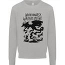 Fantasy Writer Author Novelist Dragons Kids Sweatshirt Jumper Sports Grey