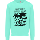 Fantasy Writer Author Novelist Dragons Mens Sweatshirt Jumper Peppermint