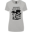 Fantasy Writer Author Novelist Dragons Womens Wider Cut T-Shirt Sports Grey